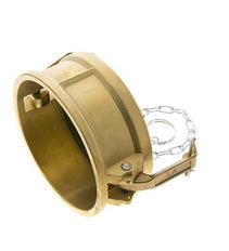 Camlock DN 140 (6'') Brass Coupling End Cap Type DC MIL-C-27487
