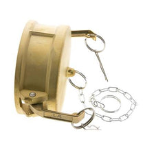 Camlock DN 120 (5'') Brass Coupling End Cap Type DC MIL-C-27487