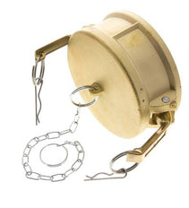 Camlock DN 140 (6'') Brass Coupling End Cap Type DC MIL-C-27487