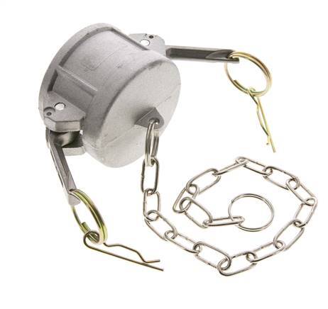 Camlock DN 50 (2'') Aluminium Coupling End Cap Type DC MIL-C-27487