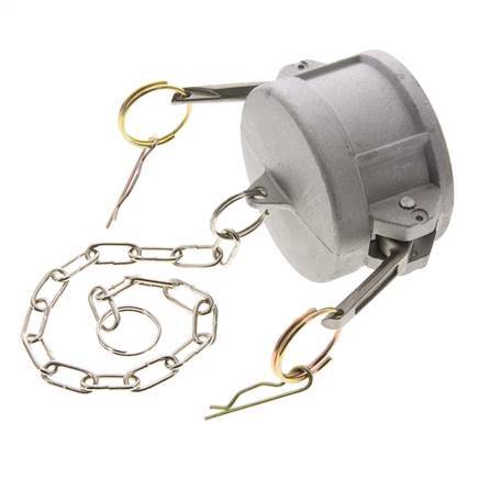 Camlock DN 60 (2 1/2'') Aluminium Coupling End Cap Type DC MIL-C-27487