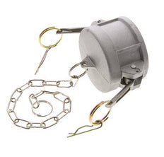 Camlock DN 60 (2 1/2'') Aluminium Coupling End Cap Type DC MIL-C-27487