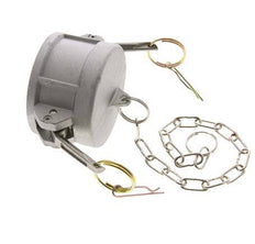 Camlock DN 60 (2 1/2'') Aluminium Coupling End Cap Type DC MIL-C-27487