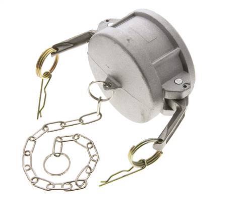 Camlock DN 75 (3'') Aluminium Coupling End Cap Type DC MIL-C-27487