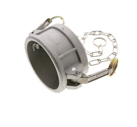 Camlock DN 75 (3'') Aluminium Coupling End Cap Type DC MIL-C-27487