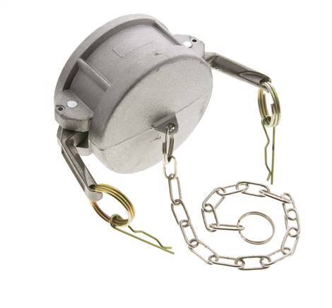 Camlock DN 75 (3'') Aluminium Coupling End Cap Type DC MIL-C-27487