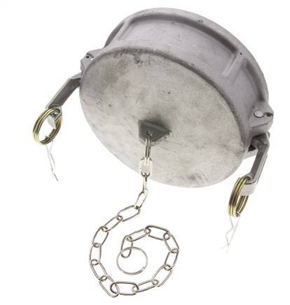 Camlock DN 120 (5'') Aluminium Coupling End Cap Type DC MIL-C-27487