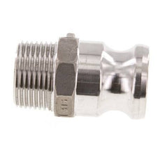 Camlock DN 25 (1'') Stainless Steel Coupling R 1'' Male Thread Type F MIL-C-27487