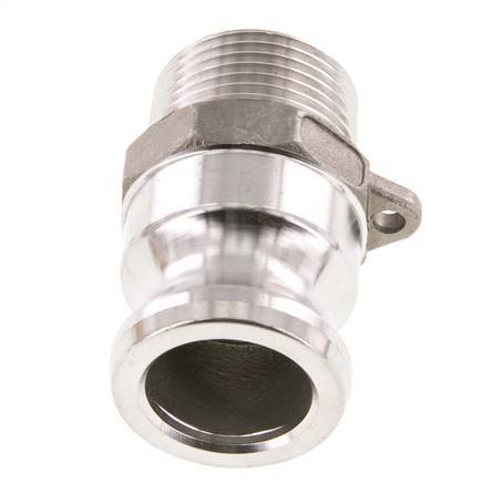 Camlock DN 25 (1'') Stainless Steel Coupling R 1'' Male Thread Type F MIL-C-27487
