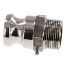 Camlock DN 32 (1 1/4'') Stainless Steel Coupling R 1 1/4'' Male Thread Type F MIL-C-27487