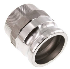 Camlock DN 75 (3'') Stainless Steel Coupling R 3'' Male Thread Type F MIL-C-27487