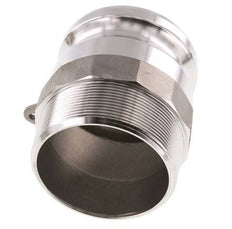 Camlock DN 75 (3'') Stainless Steel Coupling R 3'' Male Thread Type F MIL-C-27487