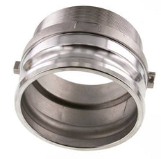 Camlock DN 120 (5'') Stainless Steel Coupling R 5'' Male Thread Type F MIL-C-27487