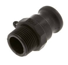 Camlock DN 25 (1'') Polypropylene Coupling R 1'' Male Thread Type F MIL-C-27487 [2 Pieces]