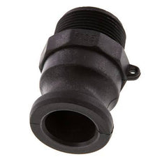 Camlock DN 32 (1 1/4'') Polypropylene Coupling R 1 1/4'' Male Thread Type F MIL-C-27487