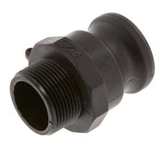 Camlock DN 40 (1 1/2'') Polypropylene Coupling R 1 1/4'' Male Thread Type F MIL-C-27487 [2 Pieces]