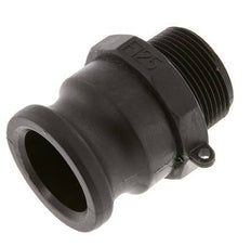Camlock DN 40 (1 1/2'') Polypropylene Coupling R 1 1/4'' Male Thread Type F MIL-C-27487 [2 Pieces]