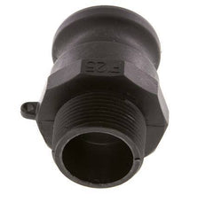 Camlock DN 40 (1 1/2'') Polypropylene Coupling R 1 1/4'' Male Thread Type F MIL-C-27487 [2 Pieces]