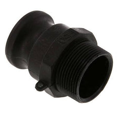 Camlock DN 40 (1 1/2'') Polypropylene Coupling R 1 1/2'' Male Thread Type F MIL-C-27487 [2 Pieces]