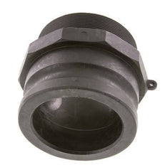 Camlock DN 90 (4'') Polypropylene Coupling R 4'' Male Thread Type F MIL-C-27487
