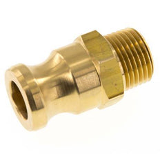 Camlock DN 15 (1/2'') Brass Coupling R 1/2'' Male Thread Type F MIL-C-27487