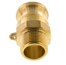 Camlock DN 20 (3/4'') Brass Coupling R 3/4'' Male Thread Type F MIL-C-27487