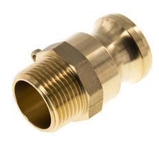 Camlock DN 25 (1'') Brass Coupling R 1'' Male Thread Type F MIL-C-27487