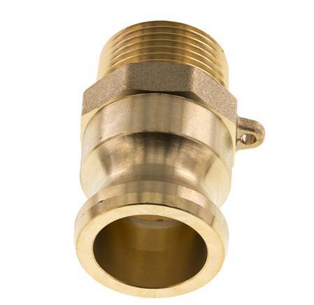 Camlock DN 25 (1'') Brass Coupling R 1'' Male Thread Type F MIL-C-27487