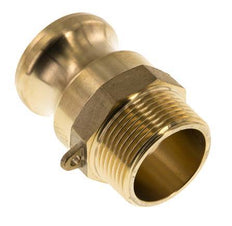 Camlock DN 32 (1 1/4'') Brass Coupling R 1 1/4'' Male Thread Type F MIL-C-27487