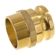 Camlock DN 75 (3'') Brass Coupling R 3'' Male Thread Type F MIL-C-27487