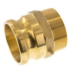 Camlock DN 75 (3'') Brass Coupling R 3'' Male Thread Type F MIL-C-27487
