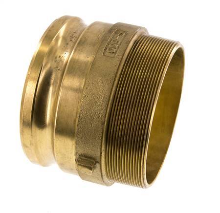 Camlock DN 120 (5'') Brass Coupling R 5'' Male Thread Type F MIL-C-27487