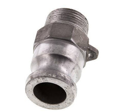 Camlock DN 25 (1'') Aluminium Coupling R 1'' Male Thread Type F MIL-C-27487
