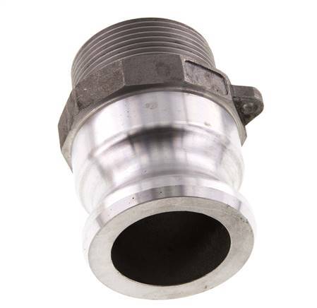 Camlock DN 40 (1 1/2'') Aluminium Coupling R 1 1/2'' Male Thread Type F MIL-C-27487