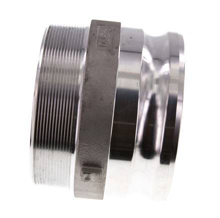 Camlock DN 120 (5'') Aluminium Coupling R 5'' Male Thread Type F MIL-C-27487