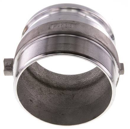 Camlock DN 120 (5'') Aluminium Coupling R 5'' Male Thread Type F MIL-C-27487