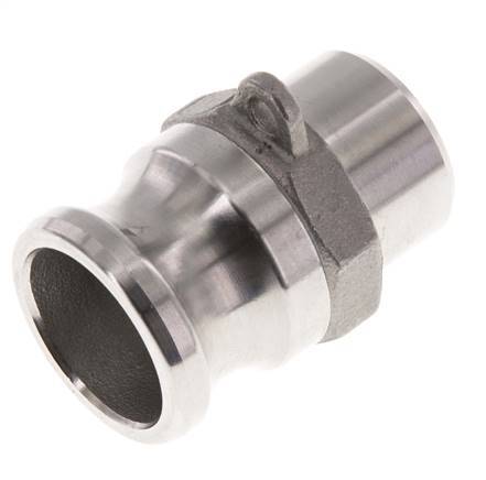 Camlock DN 20 (3/4'') Stainless Steel Coupling Weld End (26.9 mm) Type F (AS) MIL-C-27487