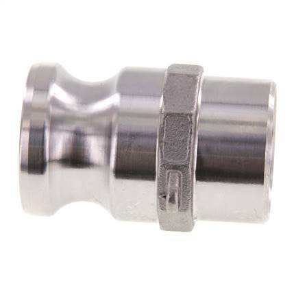Camlock DN 32 (1 1/4'') Stainless Steel Coupling Weld End (42.4 mm) Type F (AS) MIL-C-27487