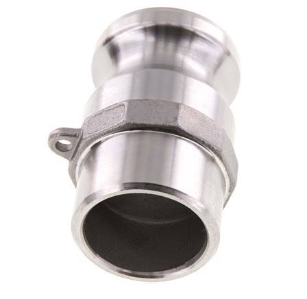 Camlock DN 32 (1 1/4'') Stainless Steel Coupling Weld End (42.4 mm) Type F (AS) MIL-C-27487