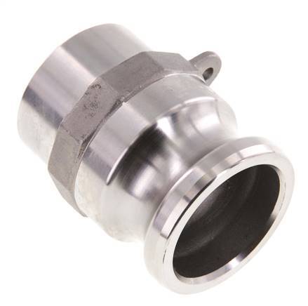 Camlock DN 40 (1 1/2'') Stainless Steel Coupling Weld End (48.3 mm) Type F (AS) MIL-C-27487