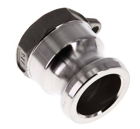 Camlock DN 25 (1'') Stainless Steel Coupling Rp 1'' Female Thread Type A MIL-C-27487