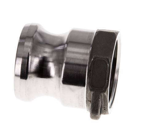 Camlock DN 25 (1'') Stainless Steel Coupling Rp 1'' Female Thread Type A MIL-C-27487