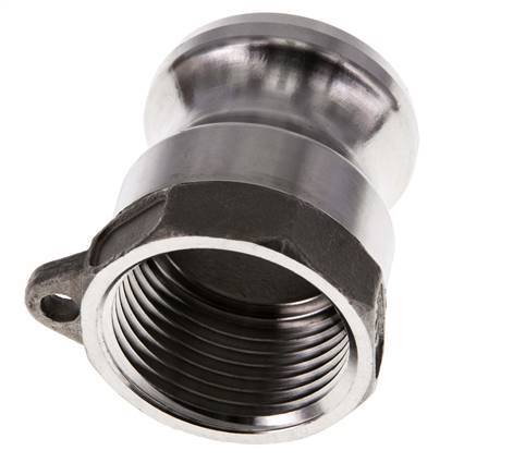 Camlock DN 25 (1'') Stainless Steel Coupling Rp 1'' Female Thread Type A MIL-C-27487