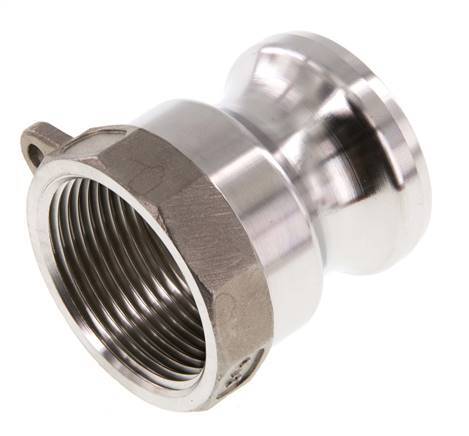 Camlock DN 32 (1 1/4'') Stainless Steel Coupling Rp 1 1/4'' Female Thread Type A MIL-C-27487