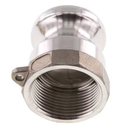 Camlock DN 32 (1 1/4'') Stainless Steel Coupling Rp 1 1/4'' Female Thread Type A MIL-C-27487