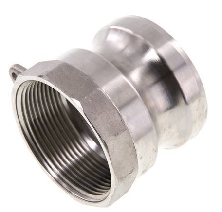 Camlock DN 50 (2'') Stainless Steel Coupling Rp 2'' Female Thread Type A MIL-C-27487