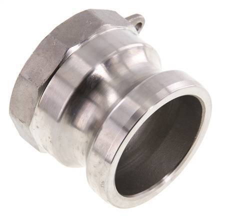 Camlock DN 50 (2'') Stainless Steel Coupling Rp 2'' Female Thread Type A MIL-C-27487