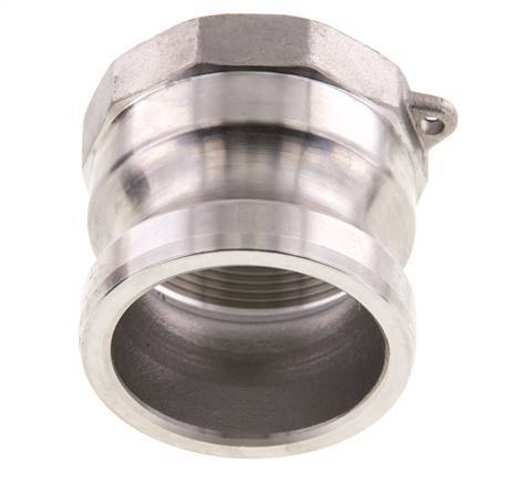 Camlock DN 50 (2'') Stainless Steel Coupling Rp 2'' Female Thread Type A MIL-C-27487