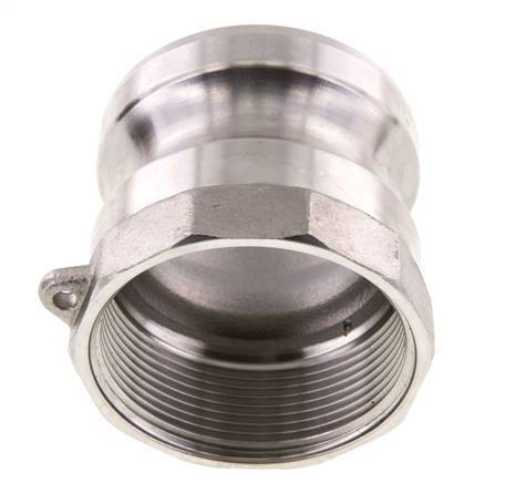 Camlock DN 50 (2'') Stainless Steel Coupling Rp 2'' Female Thread Type A MIL-C-27487