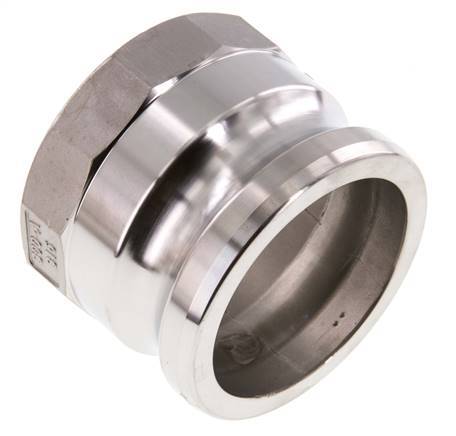 Camlock DN 75 (3'') Stainless Steel Coupling Rp 3'' Female Thread Type A MIL-C-27487